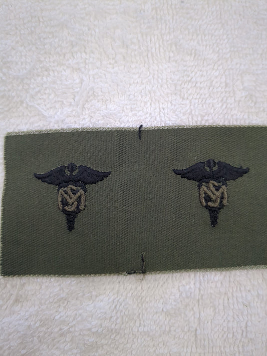 US Army Medical Service Corps Sew Subdued Pair (WSB12-MedicalServiceSew)