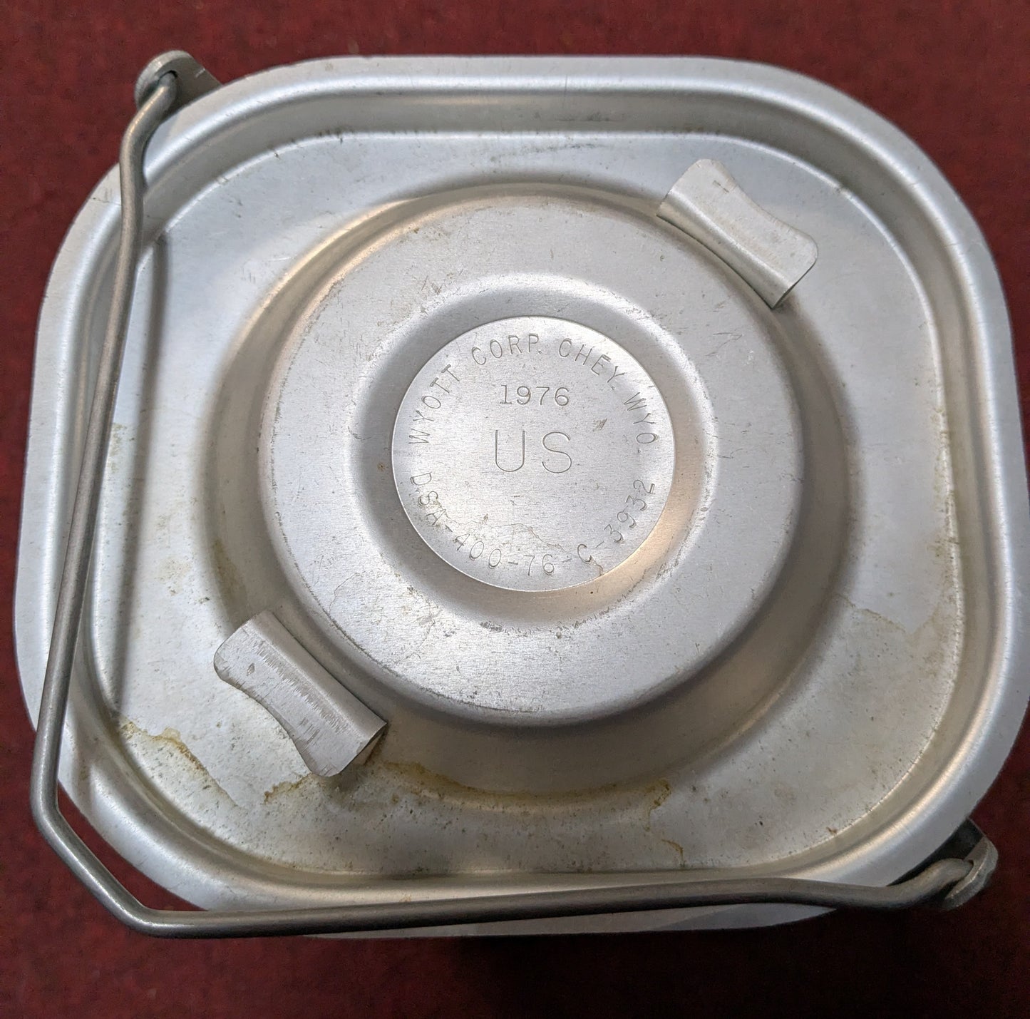 WYOTT CORP. US 1976 Metal Mermite Cooler Insert DSA-400-76-C-3932 (AC03-26Feb06)
