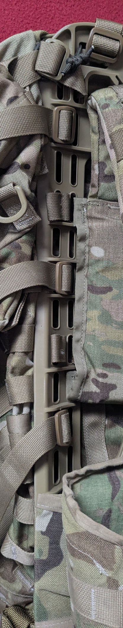 "Ranger Ready' OCP Large Molle II Ruck w/ The Gibson Mod w/ Name Tape & Cat Eyes