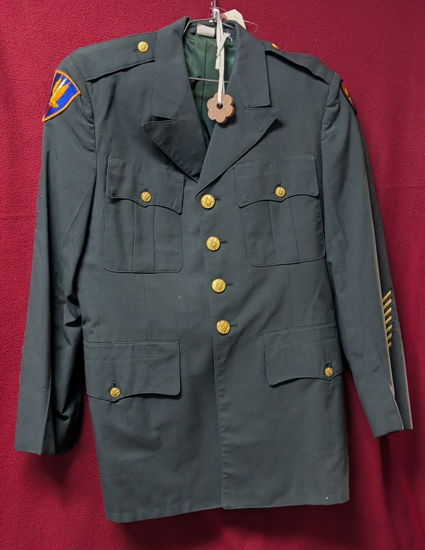 Vintage US Army Uniform Jacket 39R (FB2-26Feb51)