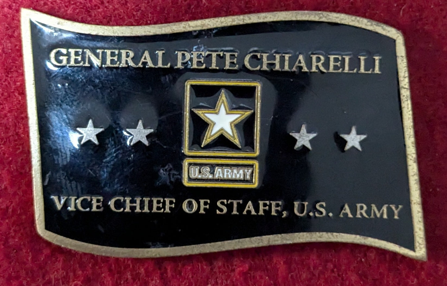 Challenge Coin General Pete Chiarelli Vice Chief of Staff U.S. Army (chcc-25May63)