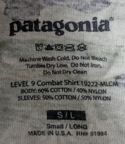 Patagonia Level 9 Combat Shirt Large Long (CB9-25Sep103)