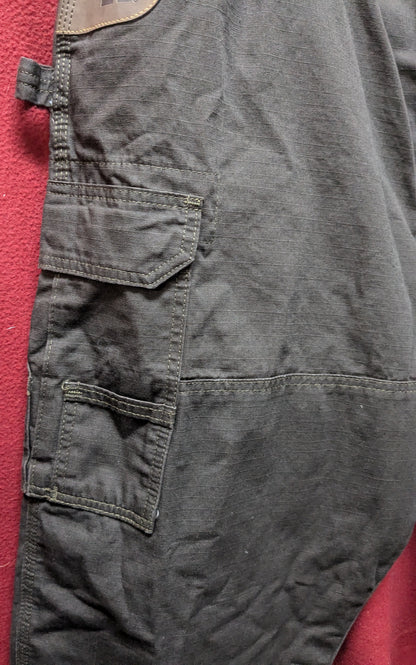 NWT Wrangler Riggs Workwear Ripstop Ranger Relaxed Fit Dark Brown (CA13-25APR19)