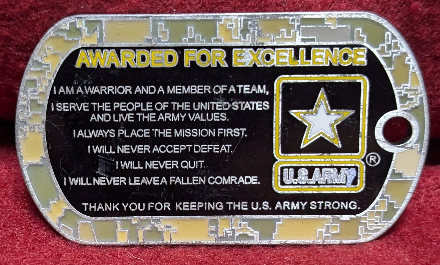 Challenge Coin Home of the Warriors Chicago Battalion (chcc-25APR187)