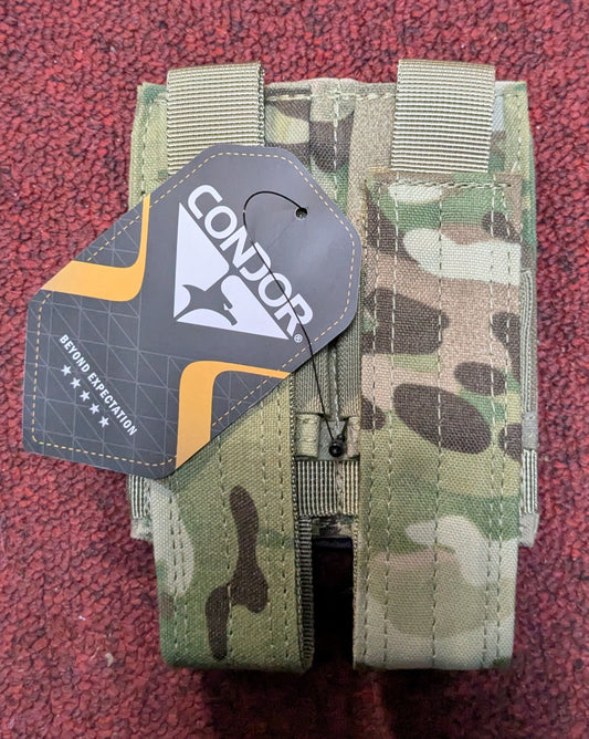 NWT Condor Multicam Double Pistol Mag Pouch (DB2-25Sep88)