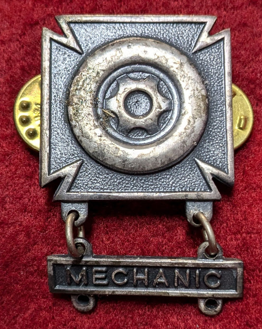 US Army Badges Driver and Mechanic Qualification with Mechanic Bar Blk (chcc-25Jun14)