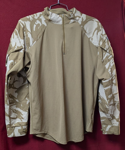 British Army Combat Shirt Mens Large UBAC Hot Weather Desert DP (AB16-25Jul72)