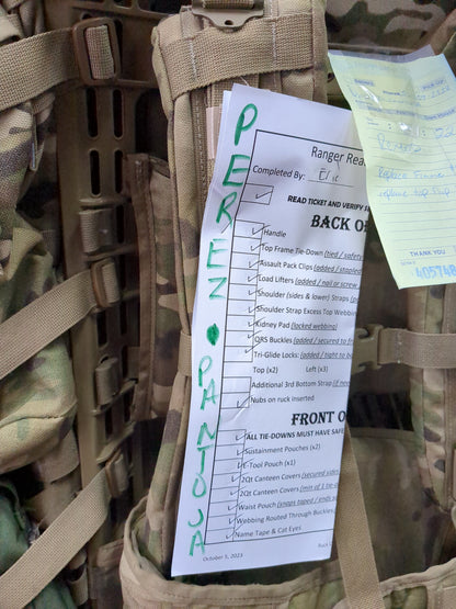 Perez Pantoja - Customer Mail-In 'Ranger Ready' OCP Molle II Ruck