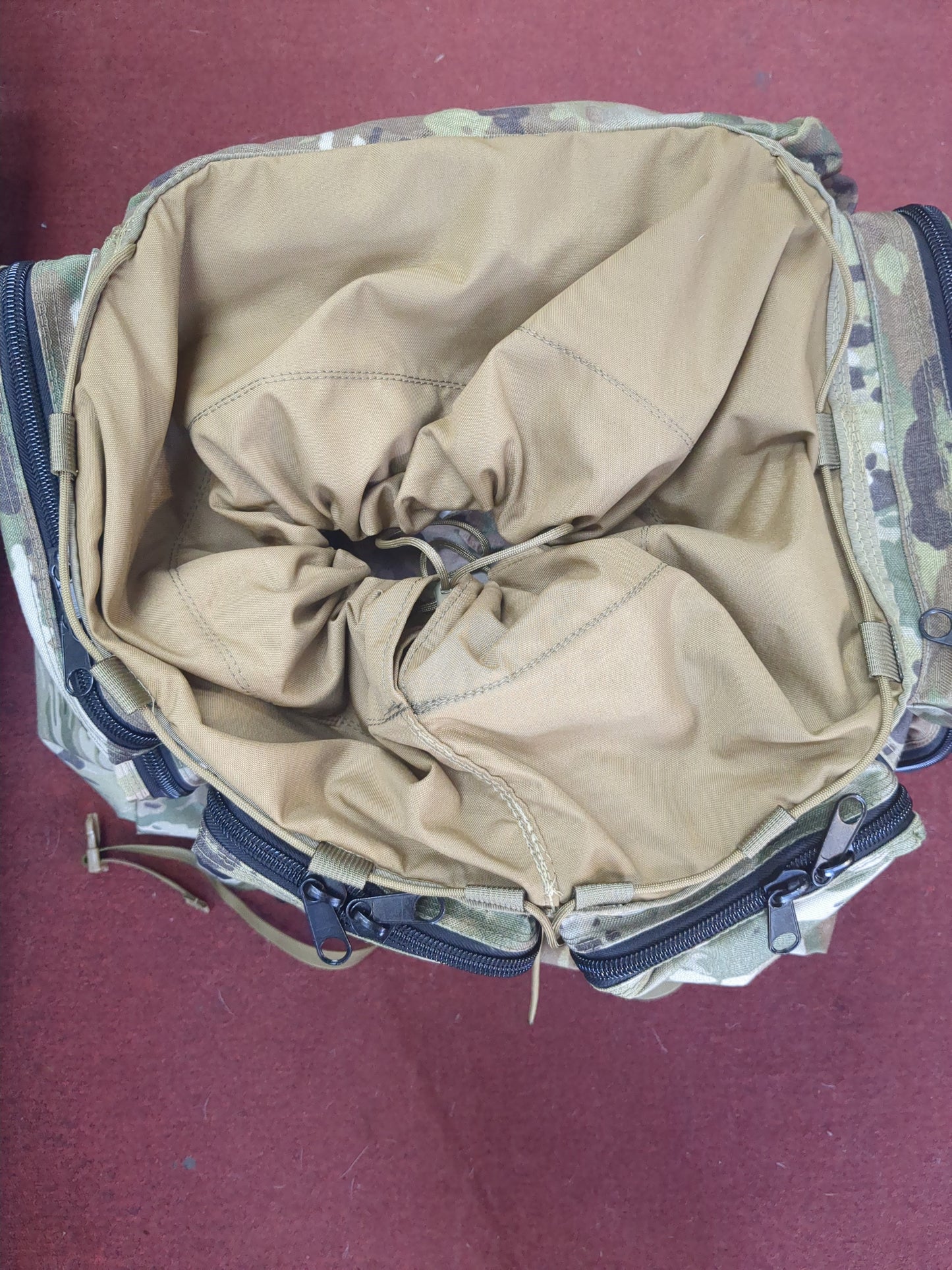 Grille Gibson Custom Ruck -  Built from Scratch - 9 Pocket Zippered Open from Bottom Malice Pack