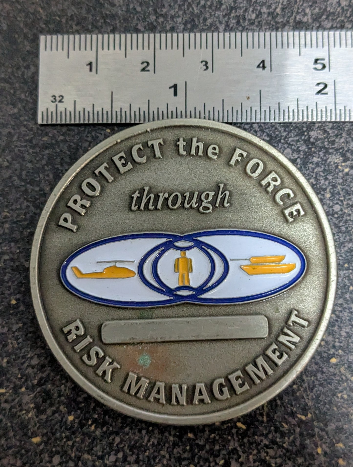 Challenge Coin U.S. Army Safety Center Commanding General Risk Management (26Jun27)
