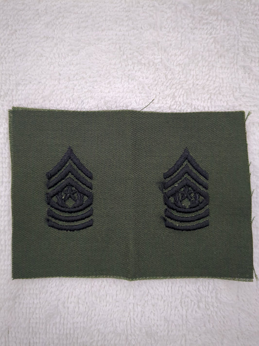 US Army CSM SewOn  Rank Subdued (WSB13-CSMSewOn)