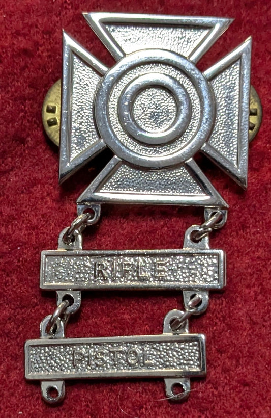 US Army Badges Sharpshooter, Rifle and Pistol Bars (chcc-25Jun21)