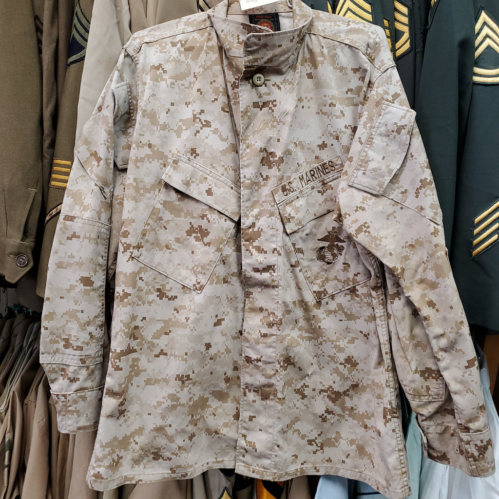 US Army MR Marpat Desert US Marine Corps Coat j12s