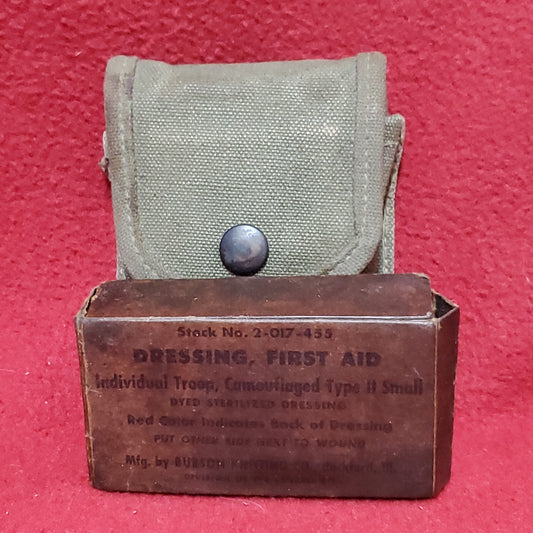 M-1956 First Aid Dressing Compass Case 4927 Vintage (16S (ab07-b)