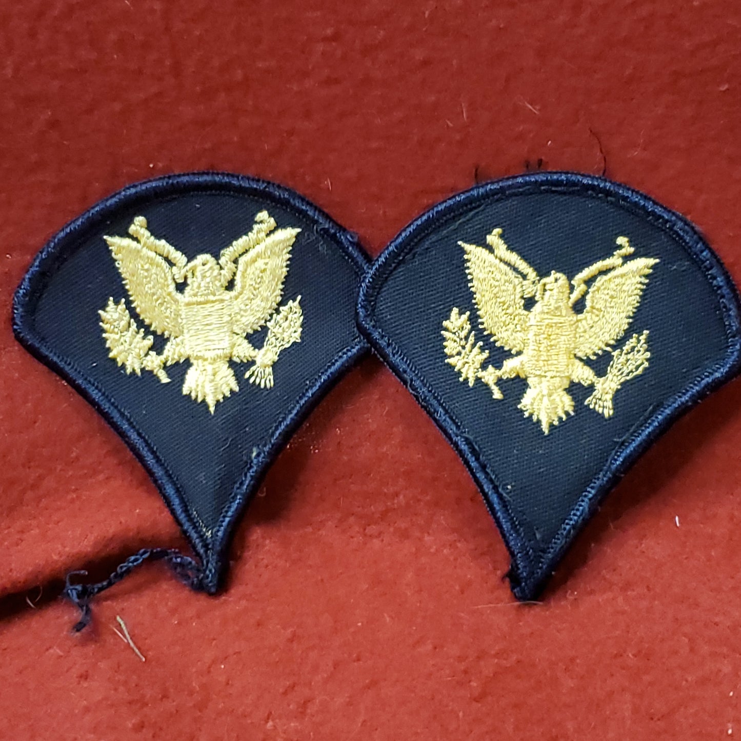2pk US Army Dress Blue Uniform Specialist Rank Male Gold/Blue