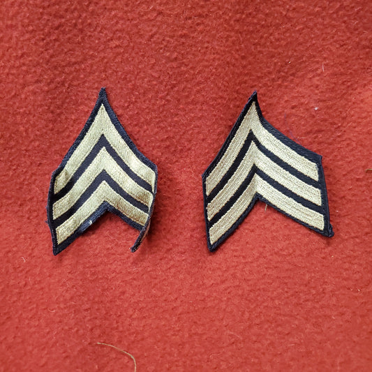 2pk US Army WWII Uniform Staff Sergeant Rank Male Original Khk/Nvy (v24L)