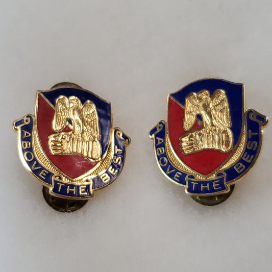 Above the Best Aviation School Badge Pin (jw07)