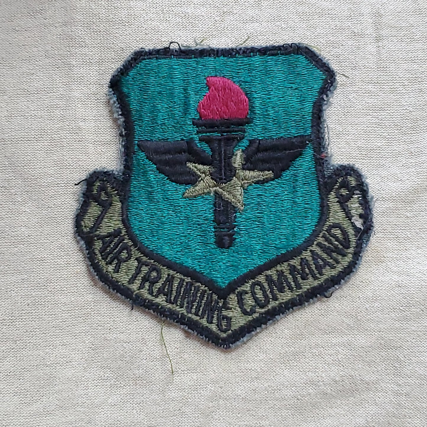 USAF Air Training Command Vintage Unit Crest Badge Sew On (a6i)