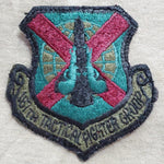 USAF 187th Tactical Fighter Group Vintage Unit Crest Badge Sew On (a6r)