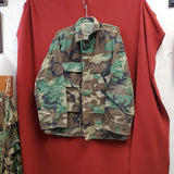 US Army Medium Regular BDU Woodland Top Jacket Used  (a10u)