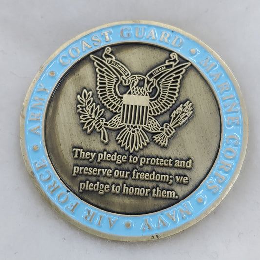 Military Pleadge Challenge Coin (Y4)