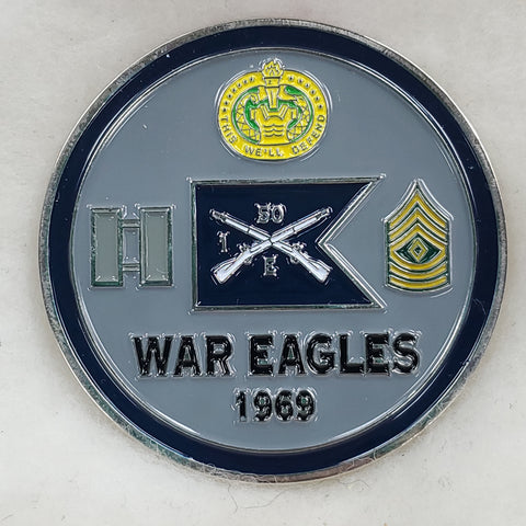 "War Eagle", Echo Co. "Do it Right" Challenge Coin (B5)
