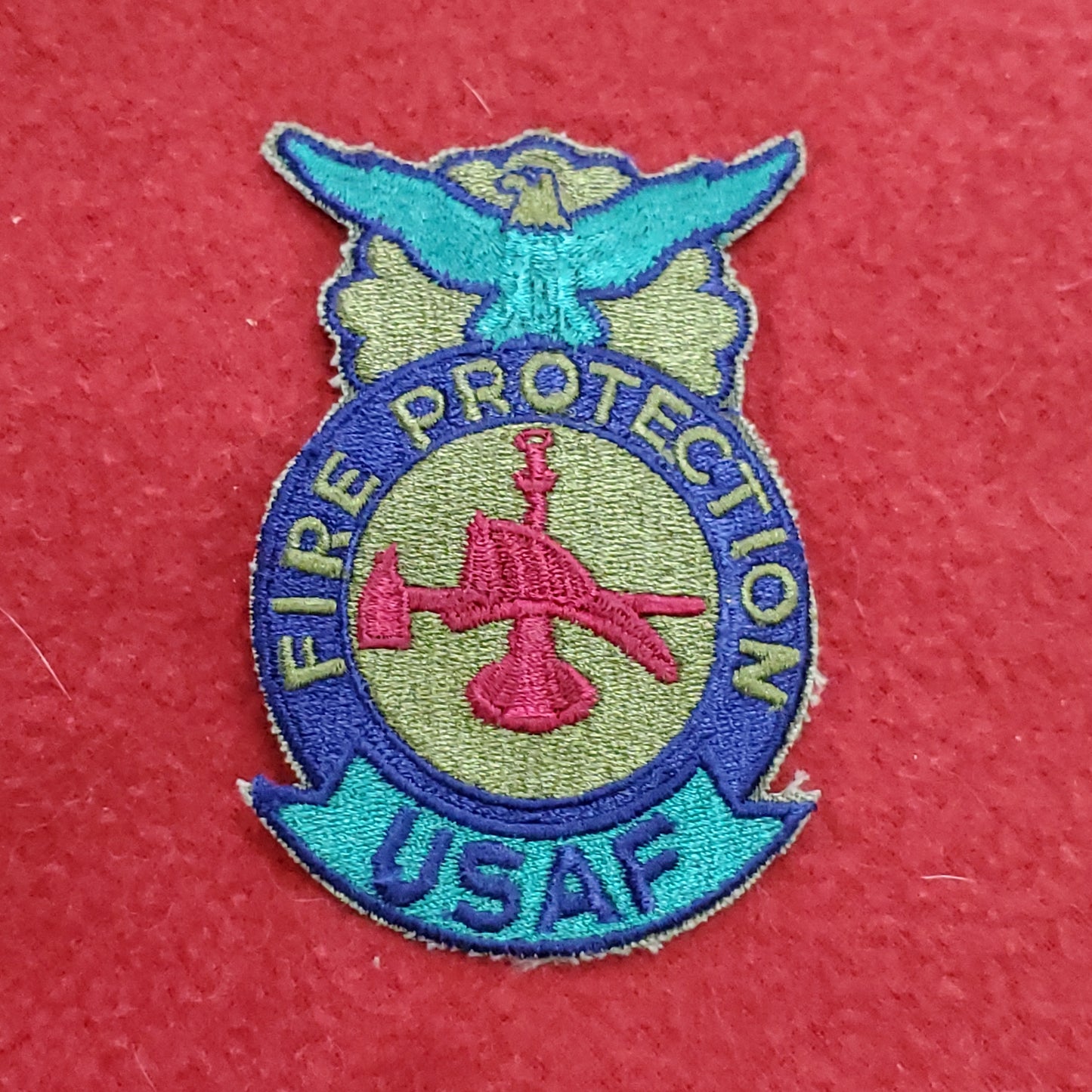US Air Forces Fire Protection Patch Sew On (x01m)