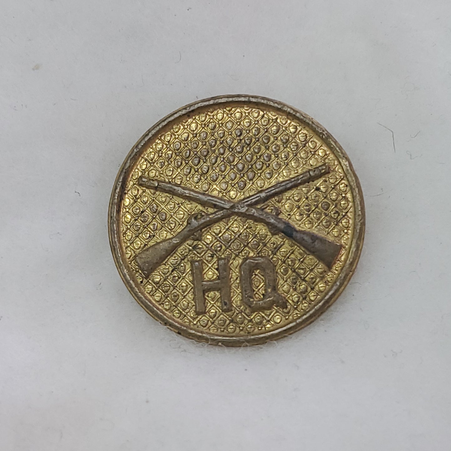 Vintage Enlisted Collar Disc, Headquarter Company (W1)