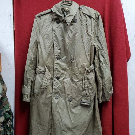 Vintage 1958 40S Taupe 179 Raincoat, Man's Lightweight (a14 db09-j)