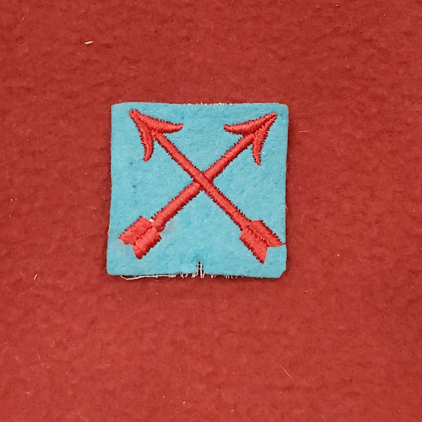 US Army 1930s 2nd Infantry Regiment Sew on Patch Unit Insignia (x03-4)