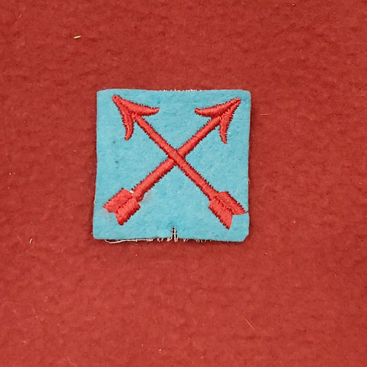 US Army 1930s 2nd Infantry Regiment Sew on Patch Unit Insignia (x03-4)