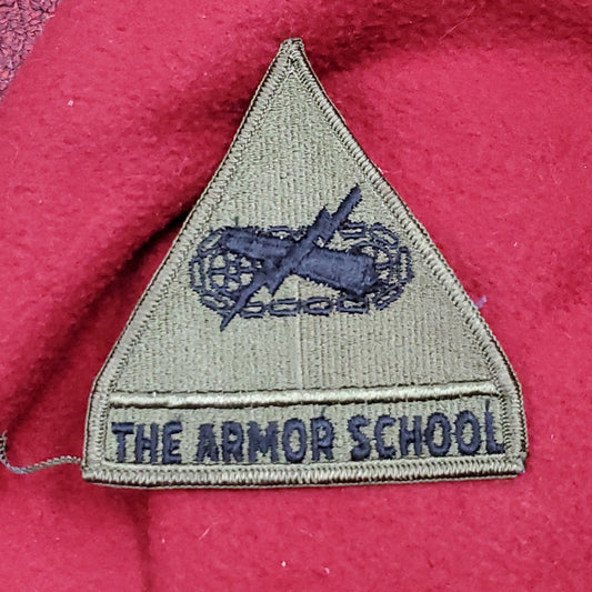 US Army Armor School Subdued Sew on Patch Unit Insignia (WSB10-x04b)