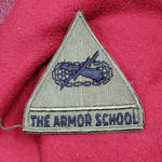 US Army Armor School Subdued Sew on Patch Unit Insignia (x04b)
