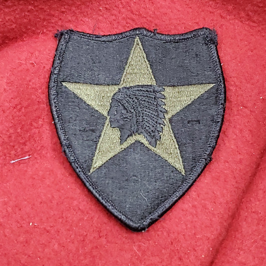 US Army 2nd Infantry Division Subdued Sew on Patch Unit Insignia (WSB10-x04d)