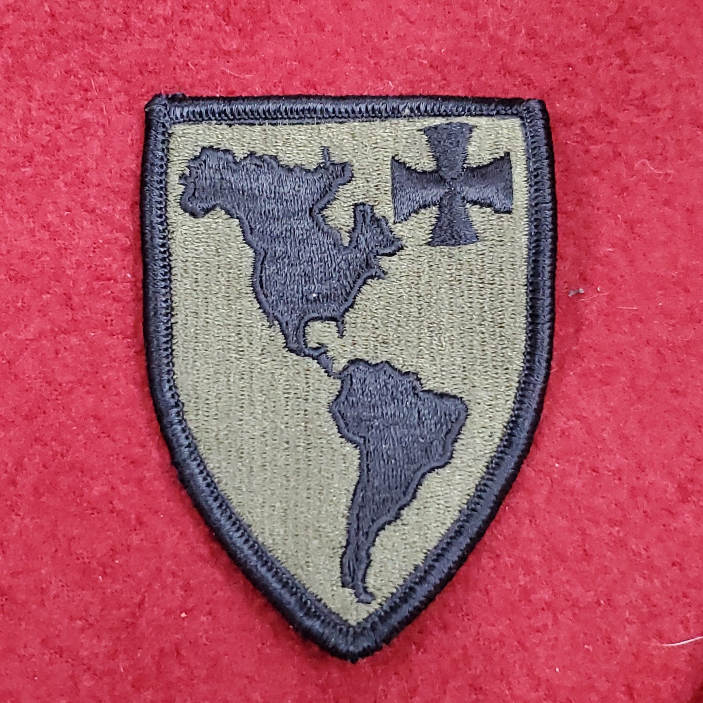 US Army WHINSEC Subdued Sew on Patch Unit Insignia (x04n)