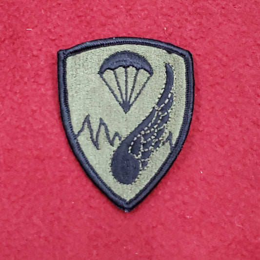 US Army 187th Airborne Regiment Combat Training Subdued Sew on Patch Unit Insignia (WSB10-x04Q)