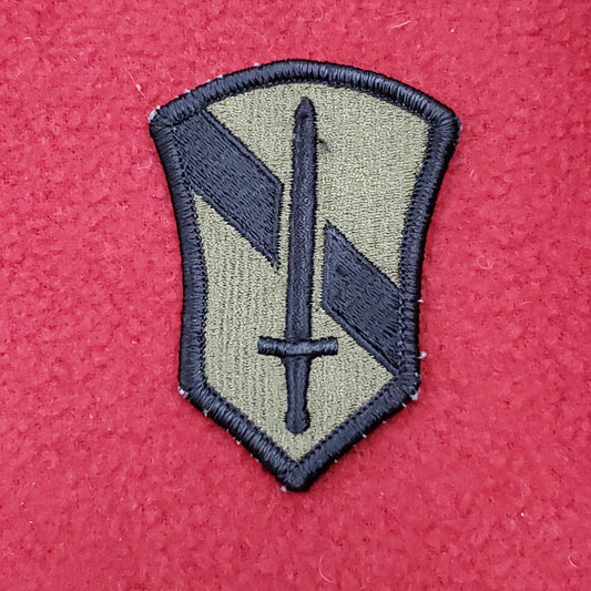 US Army 1st Field Support Command Subdued Sew on Patch Unit Insignia (WSB10-x04r)