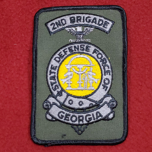 2nd Brigade State Defense Force of Georgia Subdued Sew on Patch Unit Insignia (WSB10-x04s)