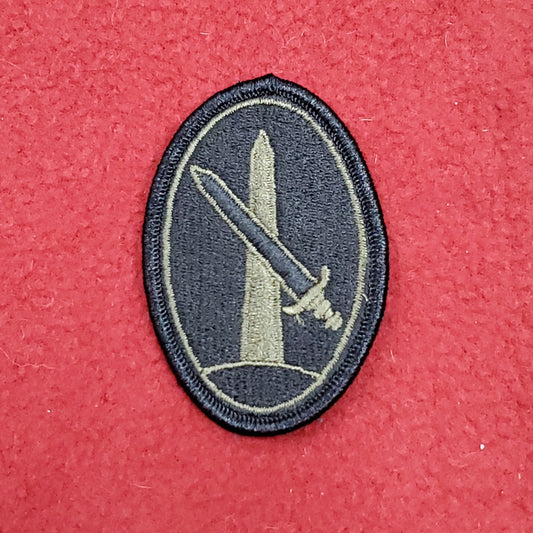 US Army District of Washington Subdued Sew on Patch Unit Insignia (WSB10-x04v)