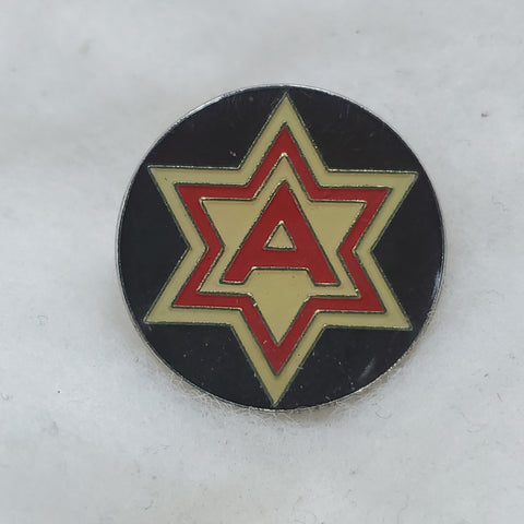 6th Army Alamo Force Crest Enamel Pin (U6)