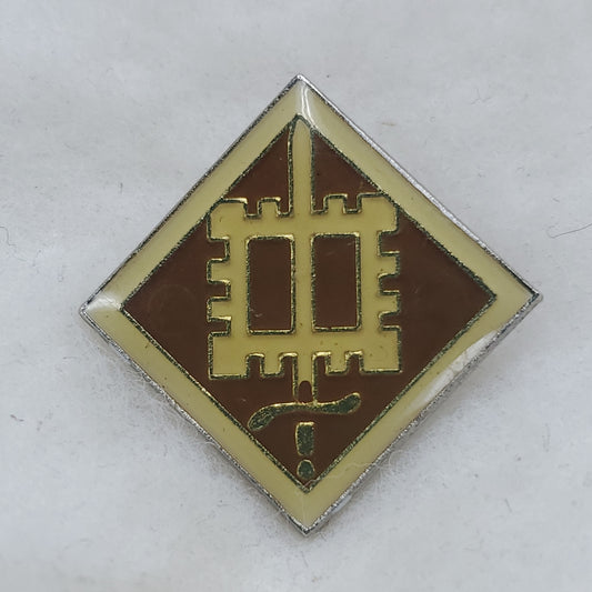Vintage 18th Engineer Brigade Crest Enamel Pin (X6)
