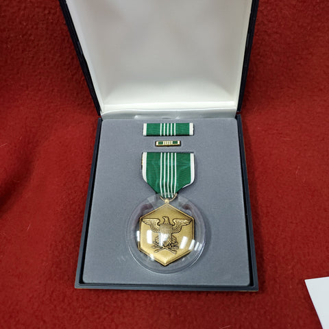 US Military Merit Medal Lapel Pin Ribbon Box Set Army (dc02)