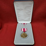 Vintage US Army Meritorious Service Medal Ribbon Lapel Box Set Army (dc19)