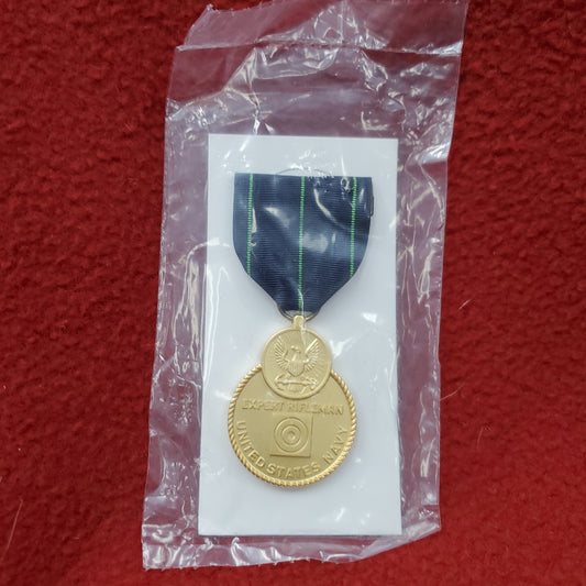 Vintage US Navy Expert Rifleman Medal Military(da18)