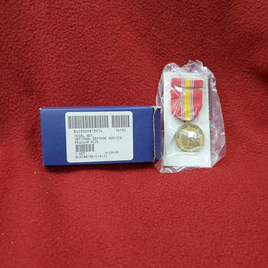 Vintage US Military National Defense Service Medal Ribbon Set Army (dc23)