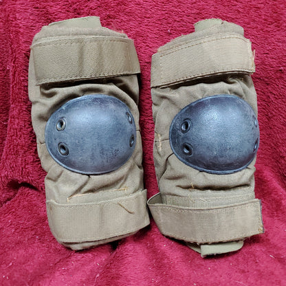 Bijan's Medium US Military Issue Coyote Elbow Pads (aa07-17)