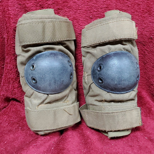 Bijan's Medium US Military Issue Coyote Elbow Pads (aa07-17)