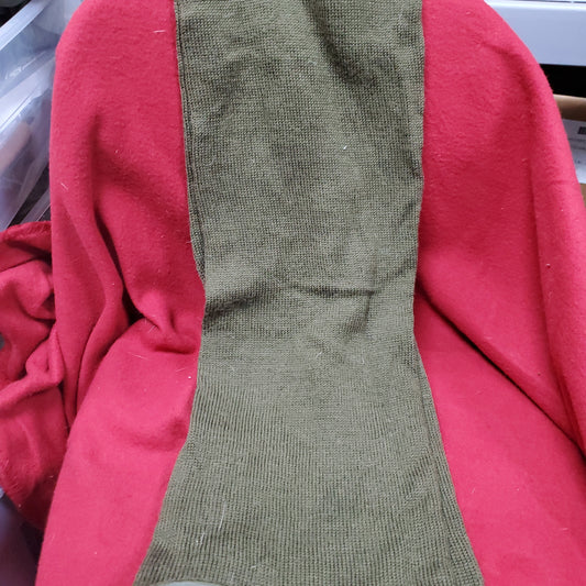 Used 1980s Wool Scarf Neckwear Men's 208 Green Class 1 (FB19)