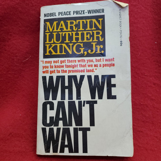 Vintage 1963 "WHY WE CAN'T WAIT" by Martin Luther King, Jr.  (24s)