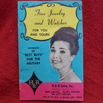 Vintage 1950s 1960s "FINE JEWELRY AND WATCHES" by H&R Sales Inc. (24s)